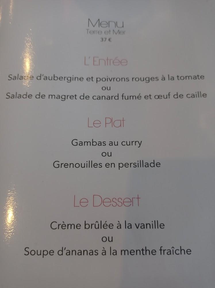 Restaurant La Madone - Menu Image 3
